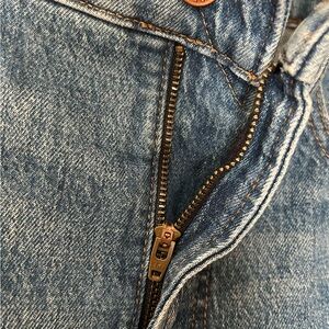 Madewell The Perfect Vintage Wide Leg Crop Jean (Frayed Hem)